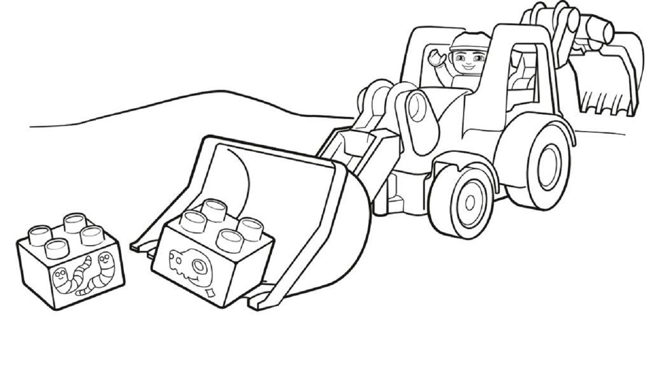 Lego Duplo kolorowanki